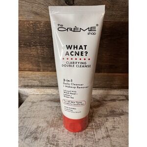 The Crème Shop What‎ Acne 2-in-1 Cleanser K-Beauty 5 oz DISCONTINUED
